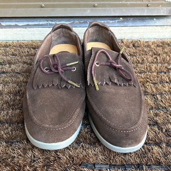 Clae Loafers Like New No Size Mark Refer to Measurements Brown Suede Loa… - Picture 2 of 9